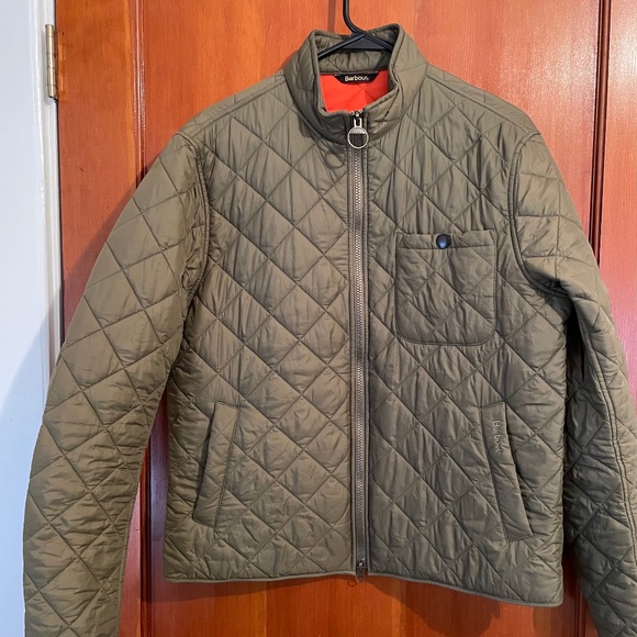 Barbour Men’s Pod Jacket in OD Green Men’s Size Medium - Picture 1 of 16